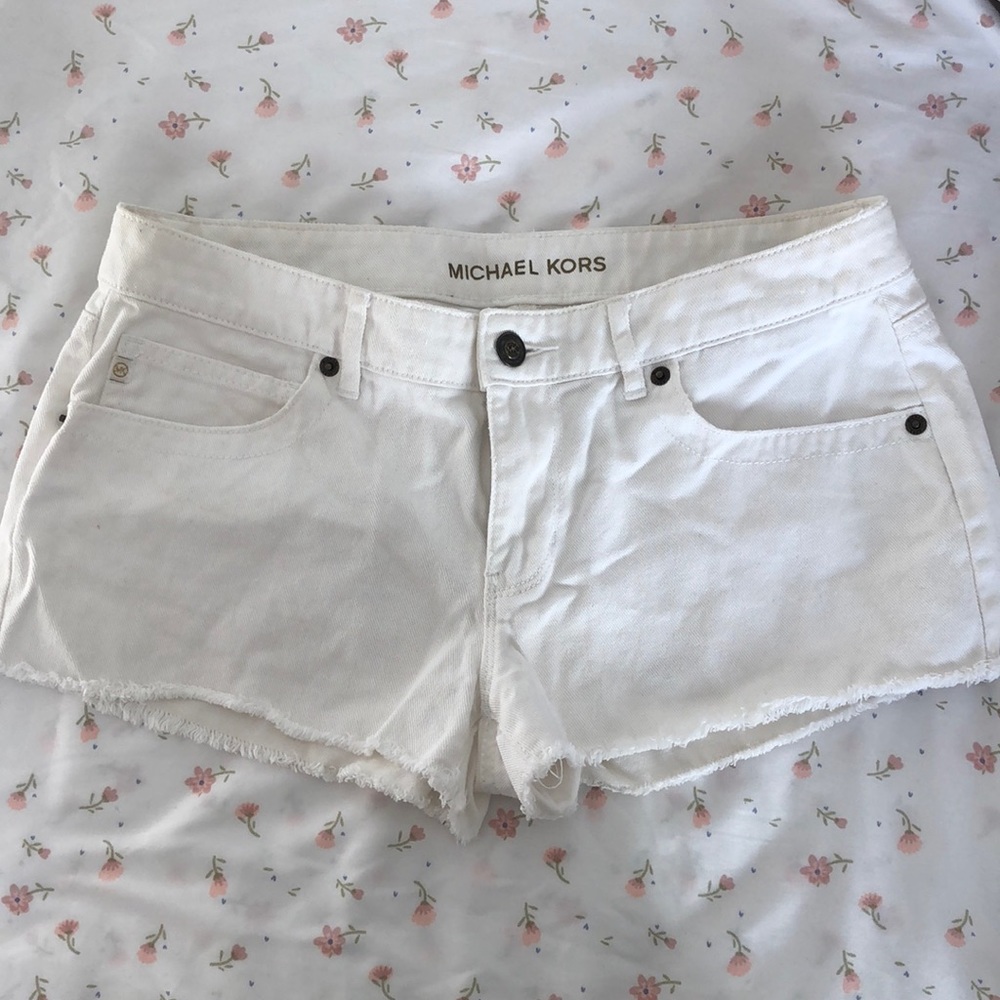 White denim Michael Kors Shorts